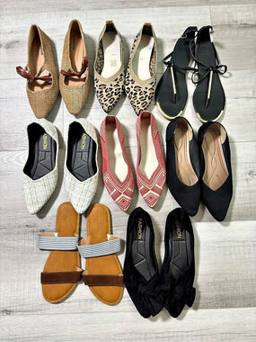 Discount Lot of 8 Pairs Women’s Shoes Size 9.5 10 Mixed Styles